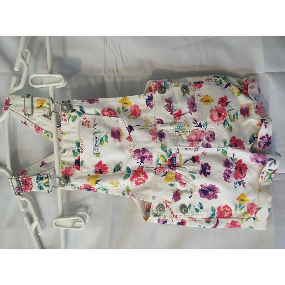 Y2K Jordache‎ toddler floral overalls size 2T